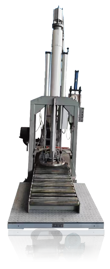 Large barrel filling machine