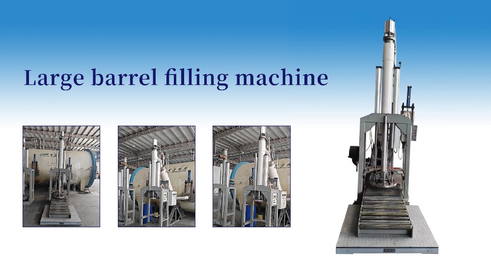 Large barrel filling machine